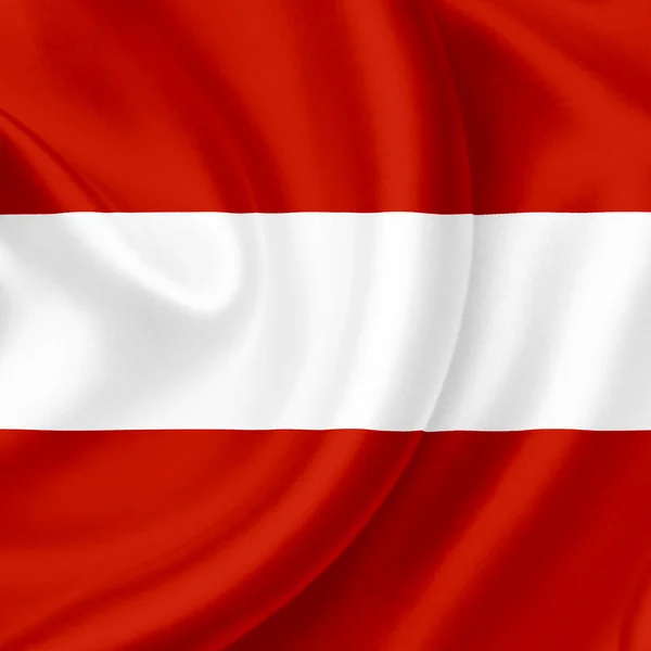 Avusturya dalgalanan bayrak — Stok fotoğraf