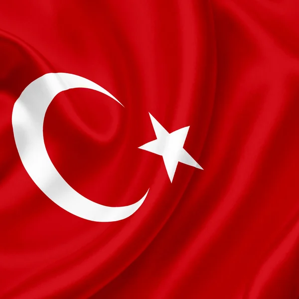 Turquie agitant le drapeau — Photo
