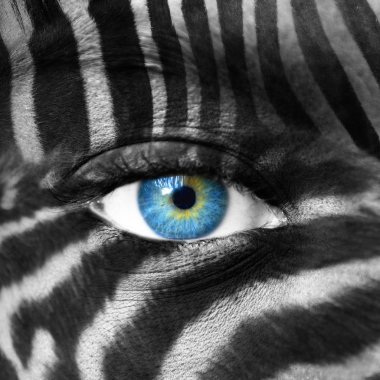 zebra desenli - insan yüzü Soyu tükenen kavramı kaydetmek