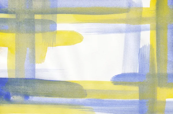 抽象的な水彩画フレームの背景 — ストック写真