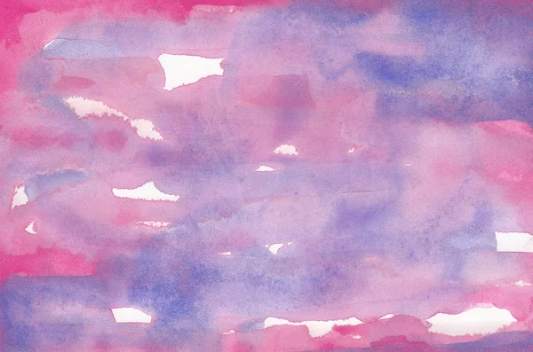 Fundo aquarela roxo abstrato — Fotografia de Stock