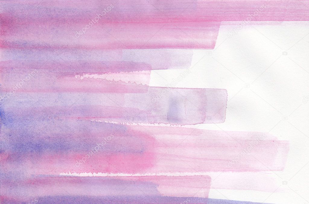 Abstract striped purple watercolor background