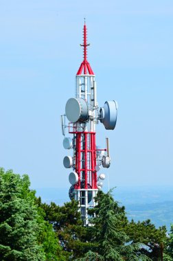 Telecommunication tower clipart