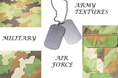 Collection of army and military textures with ID tag