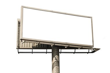 Blank billboard clipart