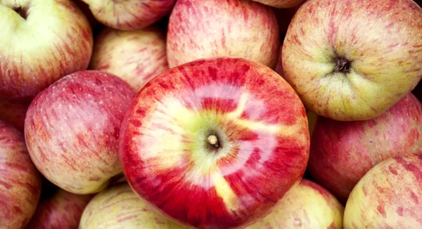 Apfel Hintergrund Nahaufnahme — Stockfoto