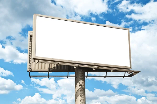 Величезний рекламний щит в небі — стокове фото