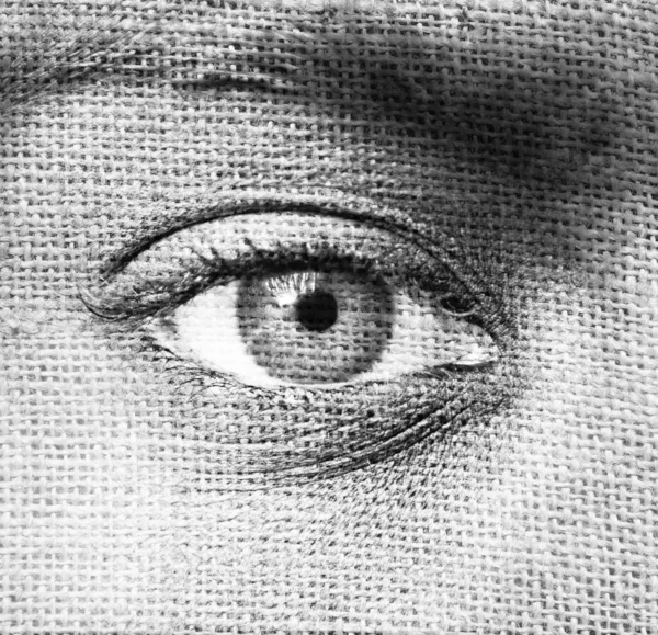 人間の目の抽象的なイメージ — ストック写真