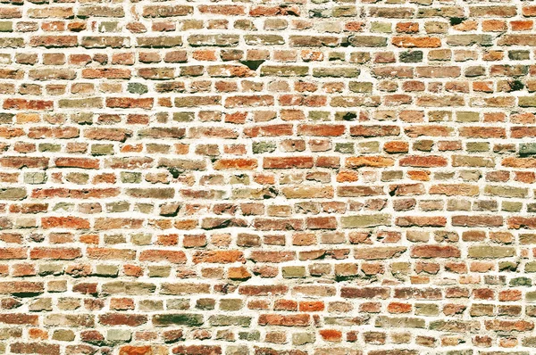Τοίχο από τούβλα — Φωτογραφία Αρχείου