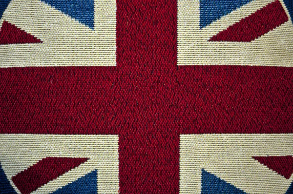 Weathered Union Jack Royaume-Uni drapeau grunge état robuste — Photo