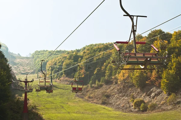 stock image Empty ski lift