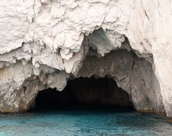 Jaskinie na wyspie zakynthos, Grecja — Zdjęcie stockowe