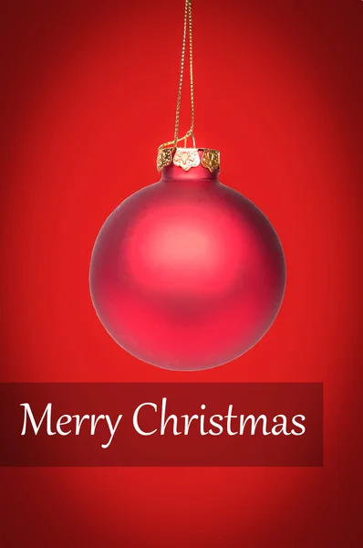 Elegancki tło Boże Narodzenie z czerwone ozdoby — Zdjęcie stockowe