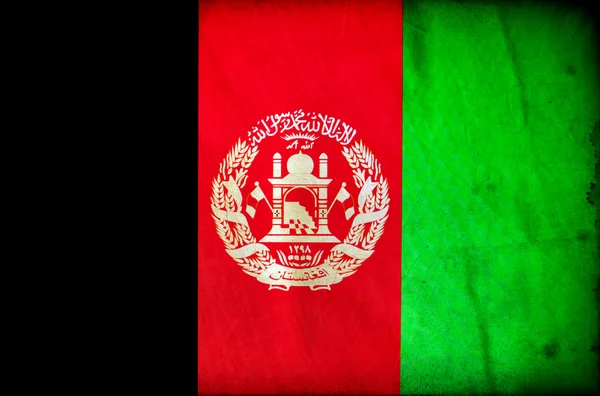 Afghanistans Grunge-Flagge — Stockfoto