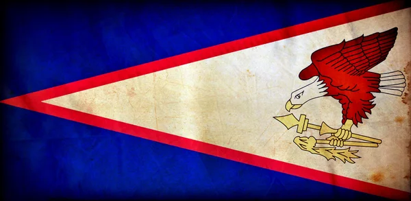 Bandeira americana Samoa grunge — Fotografia de Stock