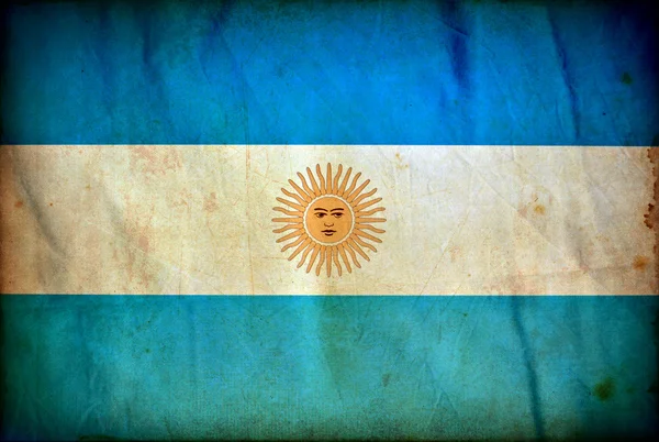 Bandera grunge Argentina — Foto de Stock