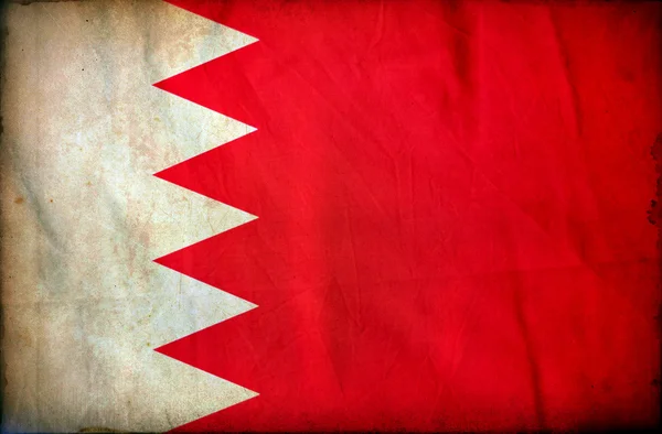 Прапор Бахрейну гранж — стокове фото