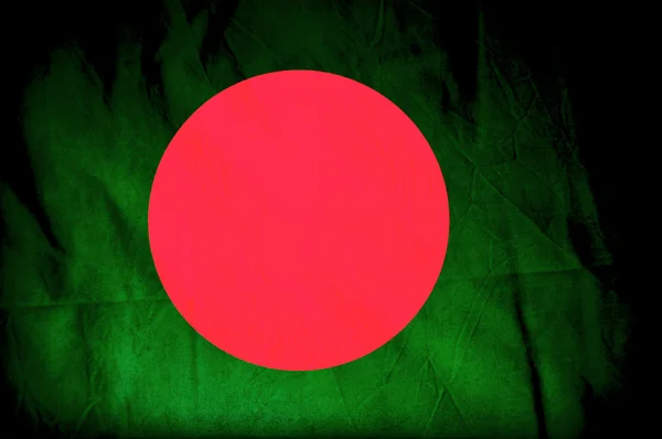 Flaga ilustracja Bangladeszu — Zdjęcie stockowe