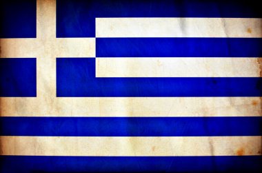 Greece grunge flag