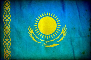 Kazakistan grunge bayrağı