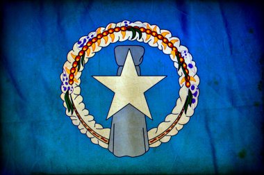 Northern Marianas grunge flag clipart
