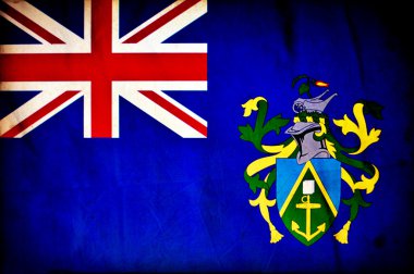 Pitcairn Adaları grunge bayrağı