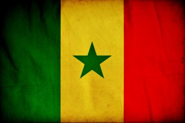 Senegal grunge bayrağı