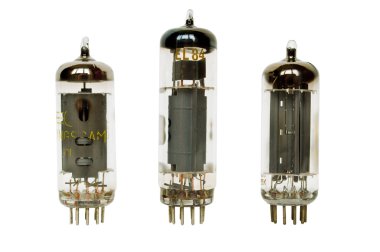 Old vacuum tubes clipart