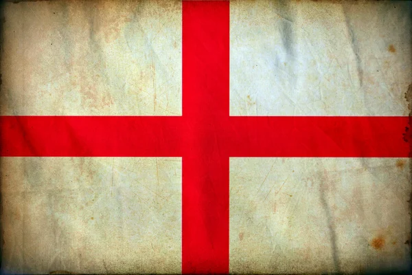 England Grunge Flagge — Stockfoto