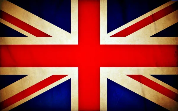 Bandera grunge de Gran Bretaña — Foto de Stock