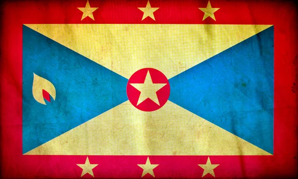 格林纳达 grunge 旗 — 图库照片