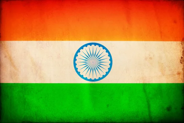 stock image India grunge flag