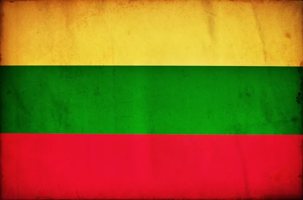 Lithuania grunge flag — Stock Photo, Image