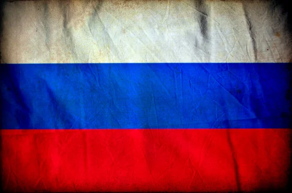 Russia grunge flag — Stock Photo, Image