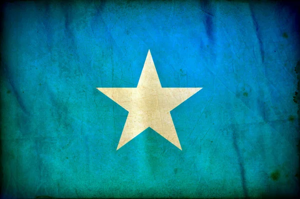 Bandera grunge de Somalia —  Fotos de Stock