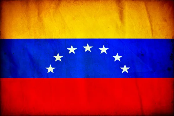 Venezuela grunge flagga — Stockfoto