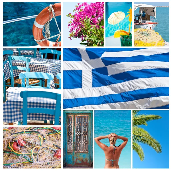 Collage de Grecia —  Fotos de Stock