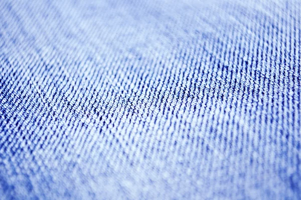 Jeans texture macro shot — Stock Photo, Image