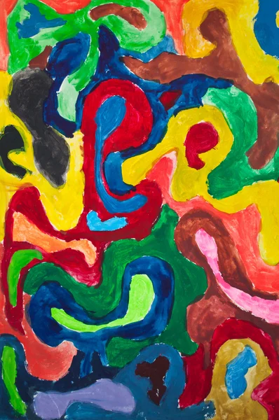 Image of multicolored painting — Stock Photo, Image