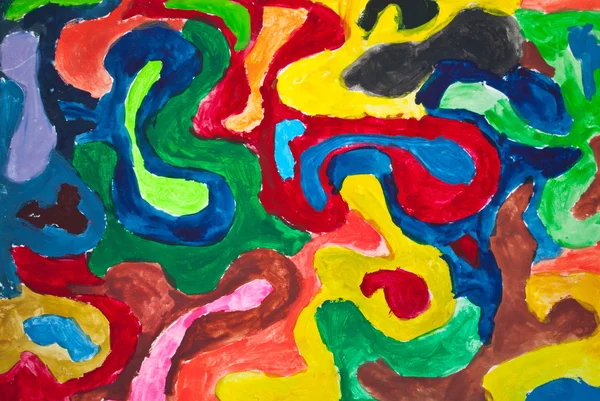 Fondo abstracto de pintura colorida — Foto de Stock