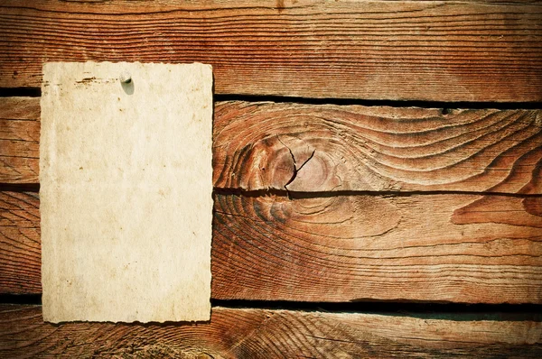 Grunge papír fából készült háttér — Stock Fotó