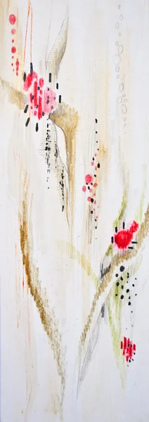 Абстрактний квітковий пофарбований фон — стокове фото