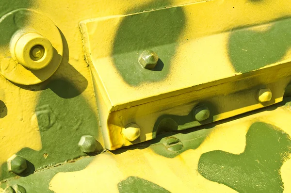 Cores de camuflagem no tanque — Fotografia de Stock