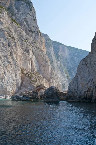Beautiful seacoast of Zakynthos island - Greece — Stock Photo, Image
