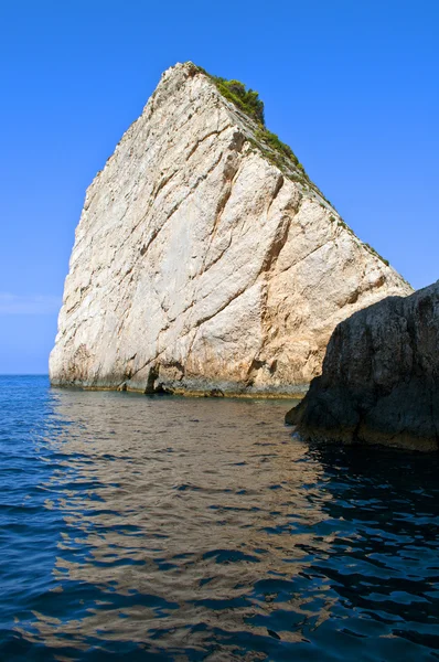 Beautiful cliffs on Zakynthos island Stock Picture