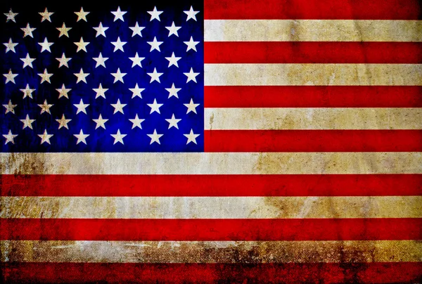 Bandeira vintage dos EUA — Fotografia de Stock
