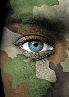 Soldier portrait clipart