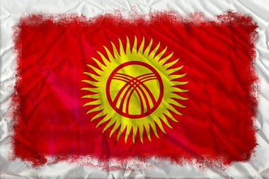 kyrgistan grunge bayrağı