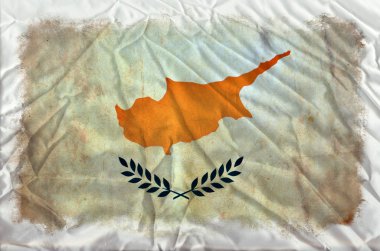Kıbrıs grunge bayrağı