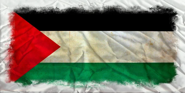 Palestina bandiera grunge — Foto Stock